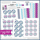Chocolate Squares Envelops & Tags {WINTER} PRINTABLE