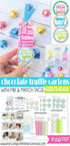 Chocolate Truffle Cartons & Tags {BIRTHDAY} PRINTABLE