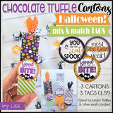 Chocolate Truffle Cartons & Tags {HALLOWEEN} PRINTABLE