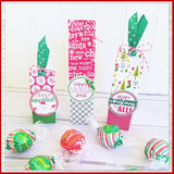Chocolate Truffle Cartons & Tags {MERRY CHRISTMAS} PRINTABLE