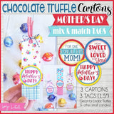 Chocolate Truffle Cartons & Tags {Mother's Day} PRINTABLE