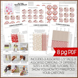 Chocolate Truffle Cartons & Tags {RELIGIOUS CHRISTMAS} PRINTABLE