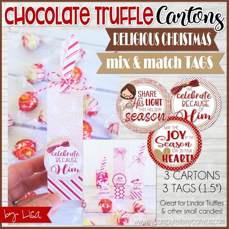 Chocolate Truffle Cartons & Tags RELIGIOUS CHRISTMAS PRINTABLE – Bloom to Balm | My Computer is My Canvas chocolate-truffle-cartons-tags-religious-christmas-printable-bloom-to-balm-my-computer-is-my-canvas