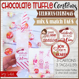 Chocolate Truffle Cartons & Tags {RELIGIOUS CHRISTMAS} PRINTABLE