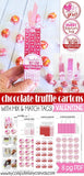 Chocolate Truffle Cartons & Tags {VALENTINE} PRINTABLE