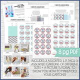 Chocolate Truffle Cartons & Tags {WINTER & New Year} PRINTABLE
