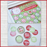 Christmas Bottle Cap Countdown PRINTABLE {Clearance}-My Computer is My Canvas