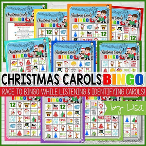 Christmas Carol BINGO Printables