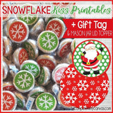 Christmas KISS PRINTABLES {Snowflake Edition}-My Computer is My Canvas