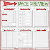 Christmas Planner Kit {FULL SIZE; UNDATED} PRINTABLE-My Computer is My Canvas