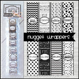 Class of 2025 Graduation Nugget Wrappers PRINTABLE