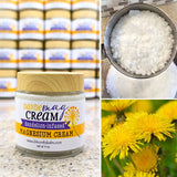 DANDE-MAG {Dandelion-Infused} Magnesium CREAM (4 oz Glass Jar)