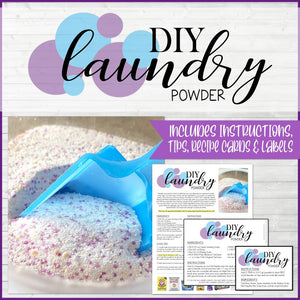 DIY Laundry Powder Recipe {CARD & LABELS} Printable
