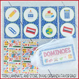 DOMINOES Game {Back to School Edition} PRINTABLE-My Computer is My Canvas
