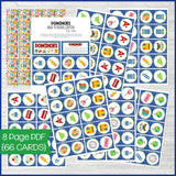 DOMINOES Game {Back to School Edition} PRINTABLE-My Computer is My Canvas