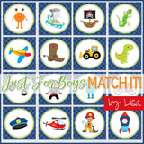 DOMINOES Game {Just for Boys} PRINTABLE-My Computer is My Canvas