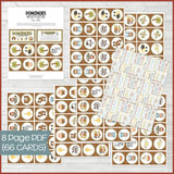 DOMINOES Game {Nativity} PRINTABLE-My Computer is My Canvas