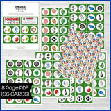 DOMINOES Game {Sports} PRINTABLE-My Computer is My Canvas