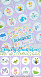 DOMINOES Game {Springtime} PRINTABLE-My Computer is My Canvas