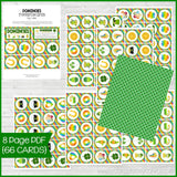 DOMINOES Game {St. Patrick's Day} PRINTABLE-My Computer is My Canvas