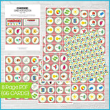 DOMINOES Game {Summer Edition} PRINTABLE-My Computer is My Canvas