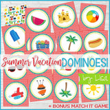 DOMINOES Game {Summer Edition} PRINTABLE-My Computer is My Canvas