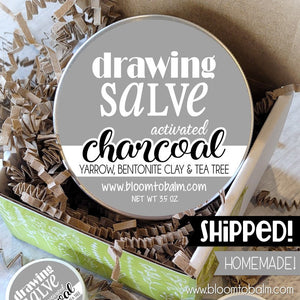 DRAWING {Activated Charcoal} Salve