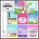 EASTER Lamb Charm Necklace {with Quote Card} SHIPPED