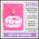 EASTER Lamb Charm Necklace {with Quote Card} SHIPPED