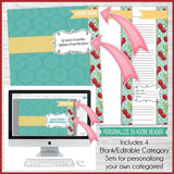 EDITABLE Recipe Collection {RED EDITION} Discounted Bundle