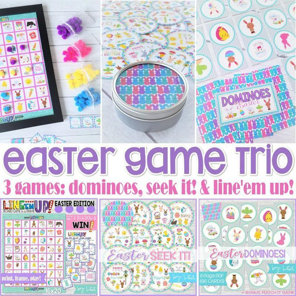 Easter GAME TRIO Printables-My Computer is My Canvas