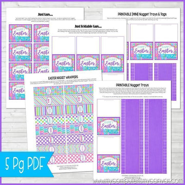 Easter Nugget Wrappers PRINTABLE-My Computer is My Canvas
