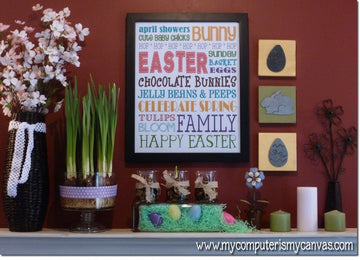 Easter or April Subway Art PRINTABLE-My Computer is My Canvas