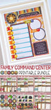 Family Command Center PRINTABLES {Discounted Bundle}-My Computer is My Canvas