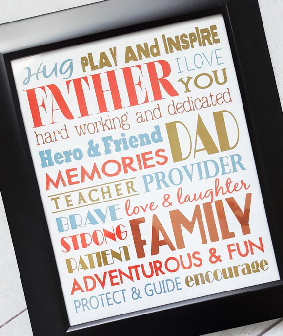 Father's Day Art PRINTABLE-My Computer is My Canvas