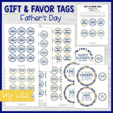 Father's Day Basket {Gift Tag Kit} PRINTABLE-My Computer is My Canvas