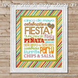 Fiesta Cinco de Mayo Subway Art PRINTABLE-My Computer is My Canvas