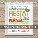 Fiesta Cinco de Mayo Subway Art PRINTABLE-My Computer is My Canvas
