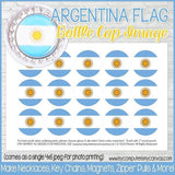 Flag Bottle Cap PRINTABLE {ARGENTINA}-My Computer is My Canvas