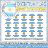Flag Bottle Cap PRINTABLE {ARGENTINA}-My Computer is My Canvas