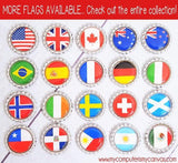 Flag Bottle Cap PRINTABLE {FRANCE}-My Computer is My Canvas
