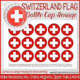 Flag Bottle Cap PRINTABLE {SWITZERLAND}-My Computer is My Canvas