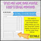 Food Storage RECIPE KIT {Emergency Preparedness} PRINTABLE