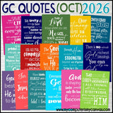 General Conference Quotes {OCT 2026} FREEBIE