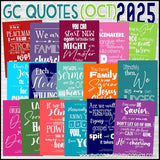 General Conference Quotes {OCT 2025} FREEBIE