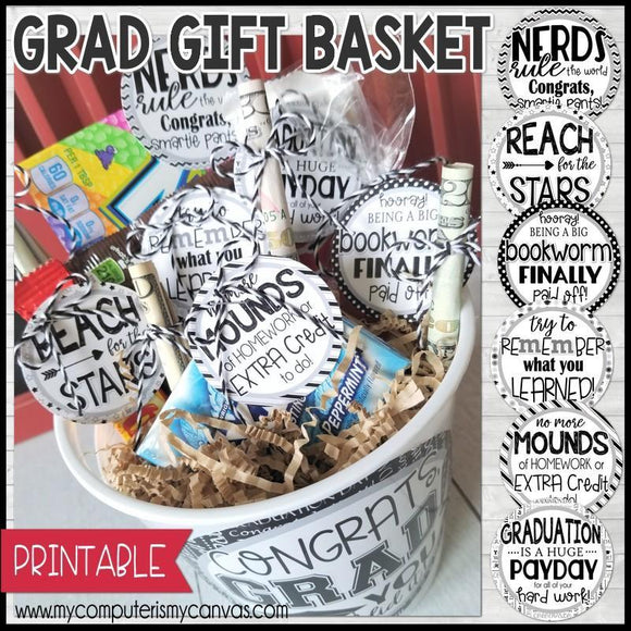 GRADUATION {Gift Tag Kit} PRINTABLE-My Computer is My Canvas