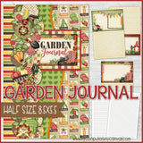 Garden Journal {Half Size 8.5x5.5} PRINTABLE-My Computer is My Canvas