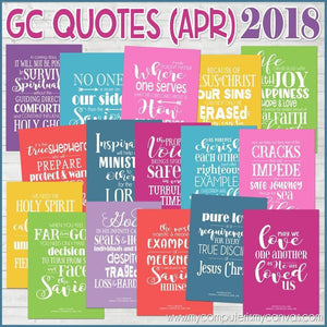 General Conference Quotes {April 2018} FREEBIE-My Computer is My Canvas