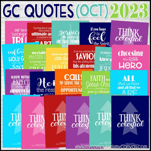 General Conference Quotes {OCT 2023} FREEBIE