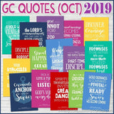General Conference Quotes {OCTOBER 2019} FREEBIE